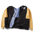 New Arrival Popular Plain Stand Collar Long Sleeve Zipper Cotton Stylish Casual Jacket